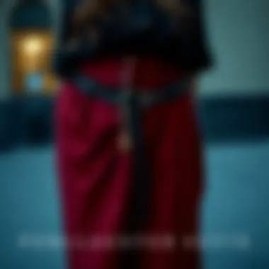 Gothic Outfit Featuring Plus Size Belt A stylistic pairing of a plus size goth belt with an elegant gothic outfit