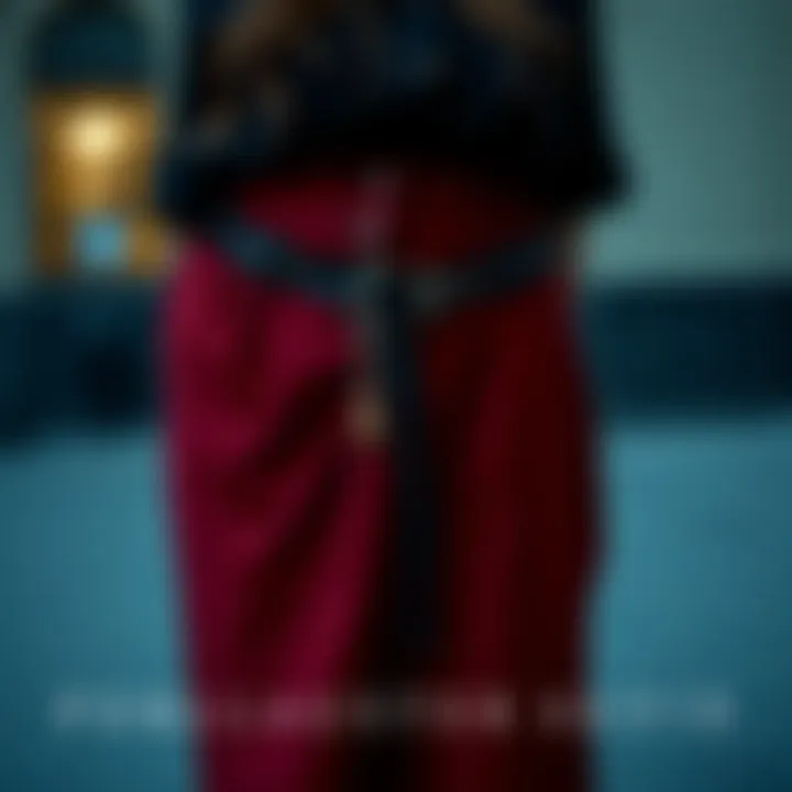 Gothic Outfit Featuring Plus Size Belt A stylistic pairing of a plus size goth belt with an elegant gothic outfit