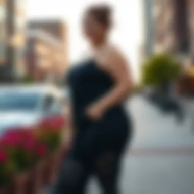 Comfortable fit of plus size capri leggings