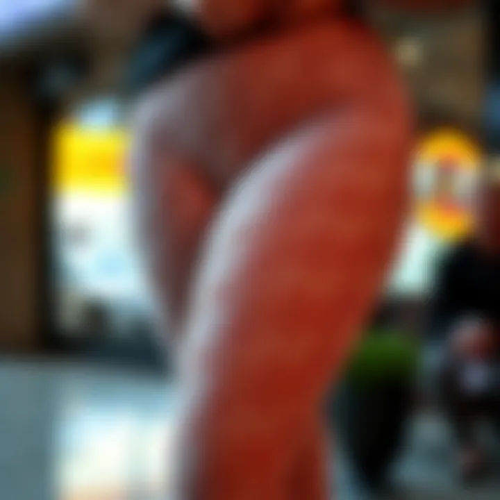 Material quality of lace capri leggings