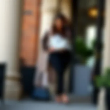 Stylish outfit pairing with lace capri leggings