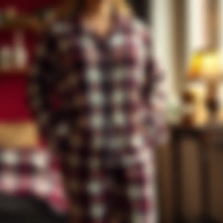 Cozy Flannel Plus Size Pajama Design Cozy flannel plus size pajama design in plaid
