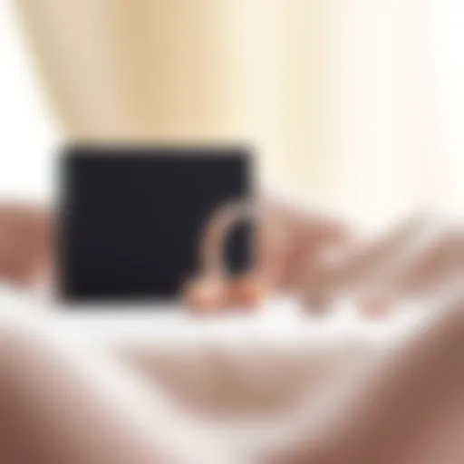 Luxurious rose gold ear stretching kit displayed elegantly