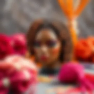 Materials used in creating vibrant braided wigs