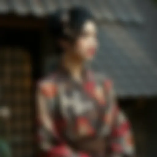 The Artistry of Design in Sleeveless Kimono Vests Elegant sleeveless kimono vest adorned with intricate patterns