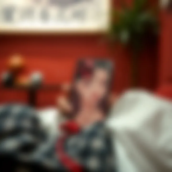 Chic Aesthetic with Anime Case Aesthetic display of iPhone 13 Pro with chic anime case in a stylish setting