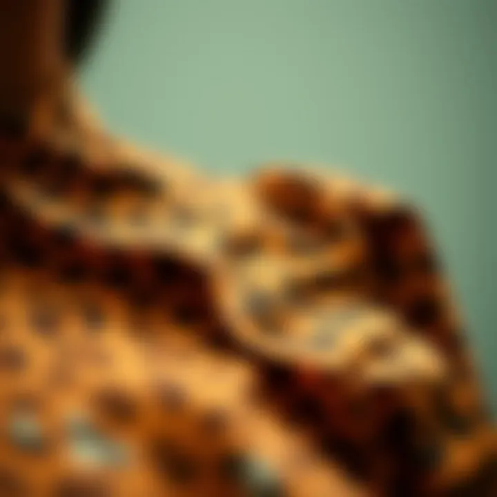 Trendy leopard print flower pattern in a fashion collection