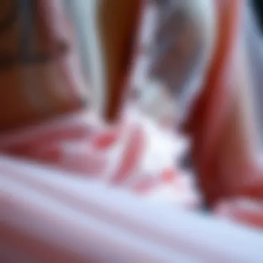 Close-up of luxurious fabrics used in mesh teddy designs