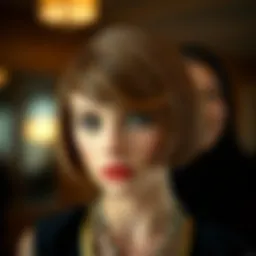 Elegant bob hairstyle from the 1920s highlighting the glamour of the era