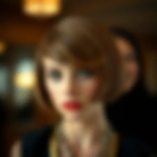 Elegant Bob Hairstyle of the 1920s Elegant bob hairstyle from the 1920s highlighting the glamour of the era