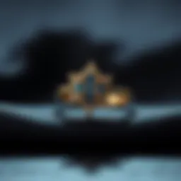 Intricate star-shaped ring design showcasing craftsmanship