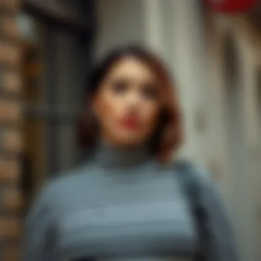 Endless Versatility: Styling Your Plus Size Striped Turtleneck Versatile styling options for striped turtlenecks