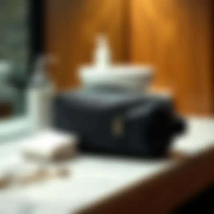 Enhanced Functionality and Features Functional features enhancing the use of toiletry bags