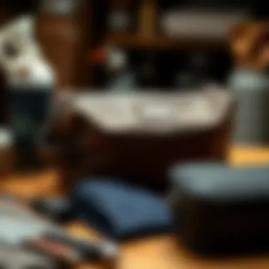 Craftsmanship and Quality Materials Premium materials used in crafting toiletry bags