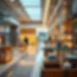 Innovative retail layout showcasing strategic product placement