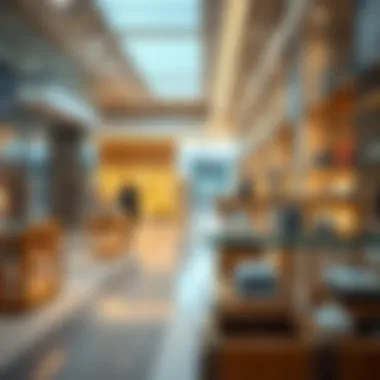 Innovative retail layout showcasing strategic product placement