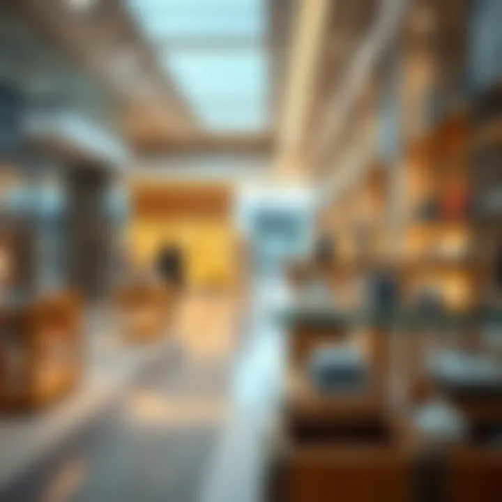 Innovative retail layout showcasing strategic product placement