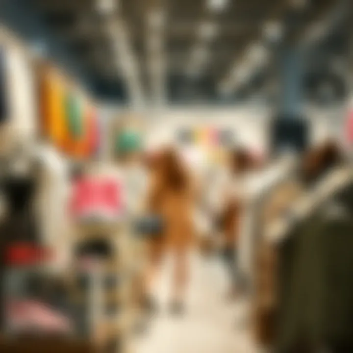 Engaging display of merchandise that appeals to female consumers