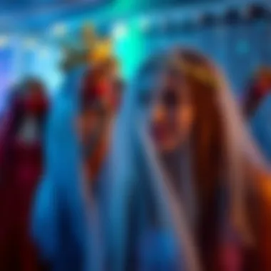 Cultural representation of veils in various celebrations