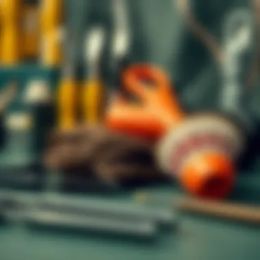 A detailed view of the maintenance tools for bob braid wigs.