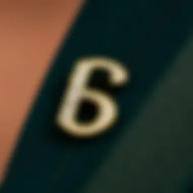 Personalized Letter Brooch Pins Customized letter brooch pins embodying personal expression