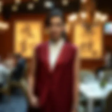 Elegant Styling for Formal Events Formal event showcasing a sleeveless kimono vest styled elegantly