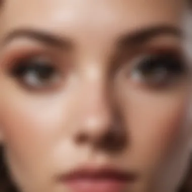 Various types of thick false lashes displayed elegantly