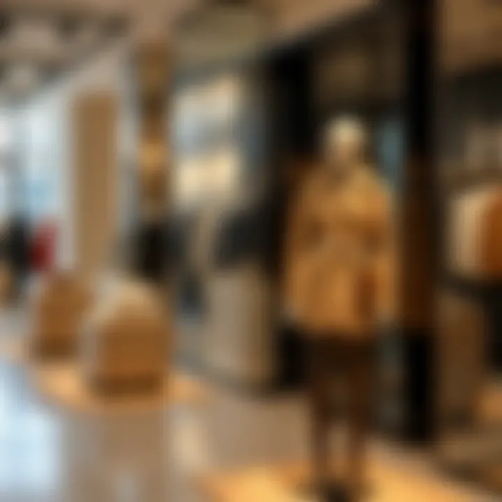 A retail space featuring strategically placed realistic mannequins enhancing consumer engagement