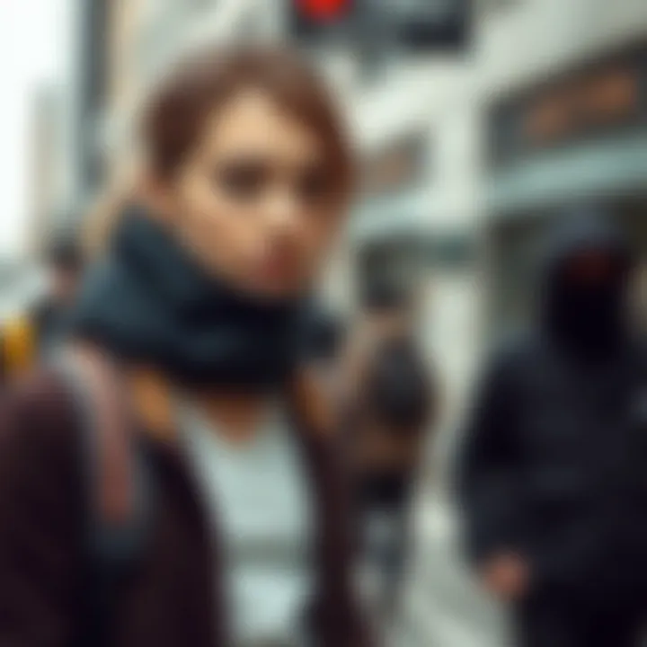 Versatile applications of neck gaiters in urban environments