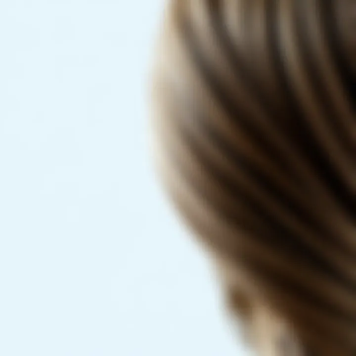 Natural Texture of Hairpiece Close-up of 12 inch hairpiece emphasizing natural texture.