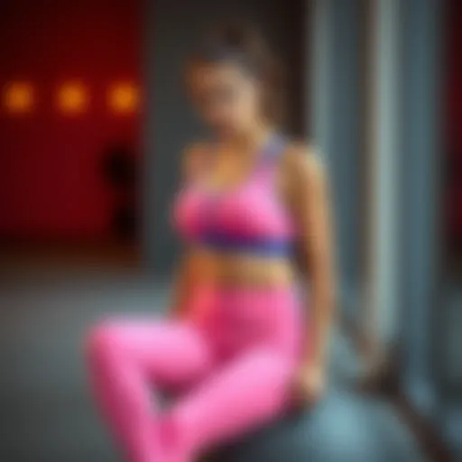 Stylish Gymwear Set for Optimal Performance Elegant yet functional gymwear set in a vibrant color palette