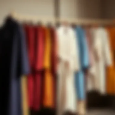 Diverse Color Palette of Modal Robes Collection of modal robes in various colors