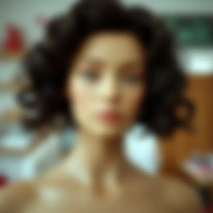 Variety of styles in human hair wigs