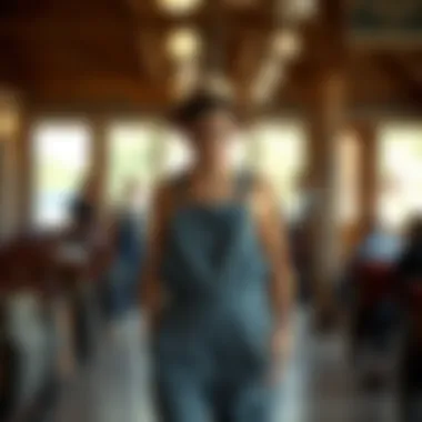 Vintage overalls showcasing historical fashion trends