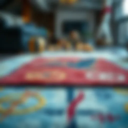 A beautifully designed Harry Potter rug showcasing iconic symbols from the series