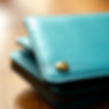 Premium Materials in Kate Spade Checkbook Covers Close-up of Kate Spade checkbook cover detailing the premium materials used