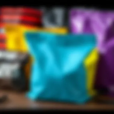 Variety of Large Waterproof Zipper Bags Durable waterproof zipper bag showcasing various colors
