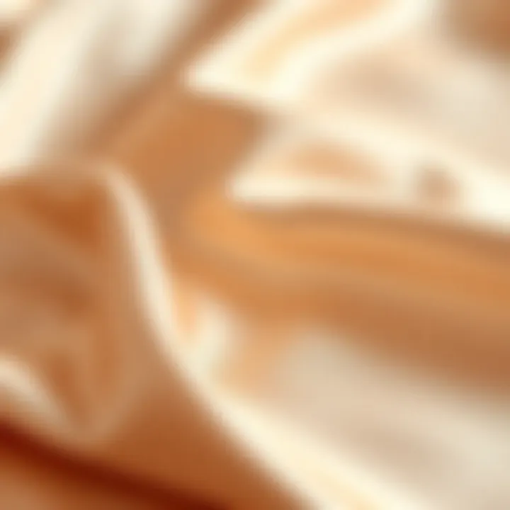 Luxurious Satin Fabric Close-up of luxurious satin fabric and stylish design