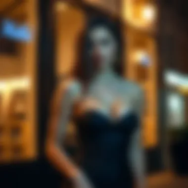 Fashionable styling of a Miss Guided bodycon dress for a night out