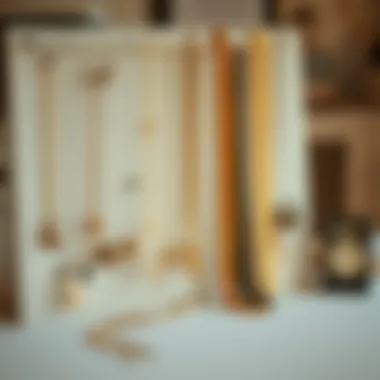 Organized Clarity: Labeled Necklace Organizer Necklace organizer with labels for easy identification