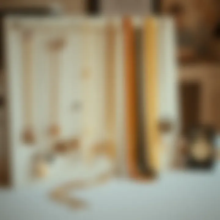 Organized Clarity: Labeled Necklace Organizer Necklace organizer with labels for easy identification