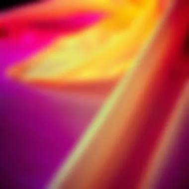 The Allure of Neon Fabric Vibrant neon glow-in-the-dark fabric under blacklight