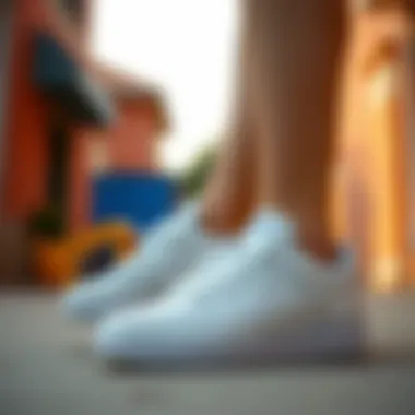 Nike Court Royale AC shoes in a lifestyle setting