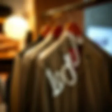 Demonstration of how hanging space bags protect clothing quality