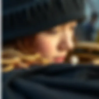 Materials Behind the Ponycap Close-up of materials used in ponycap making