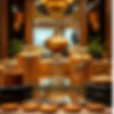 Elegance in Sandalwood Foundation Elegant display of sandalwood foundation products showcasing intricate designs.