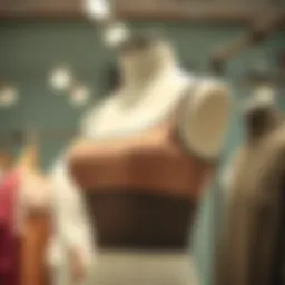 Elegant seamless shapewear tank top displayed on a mannequin