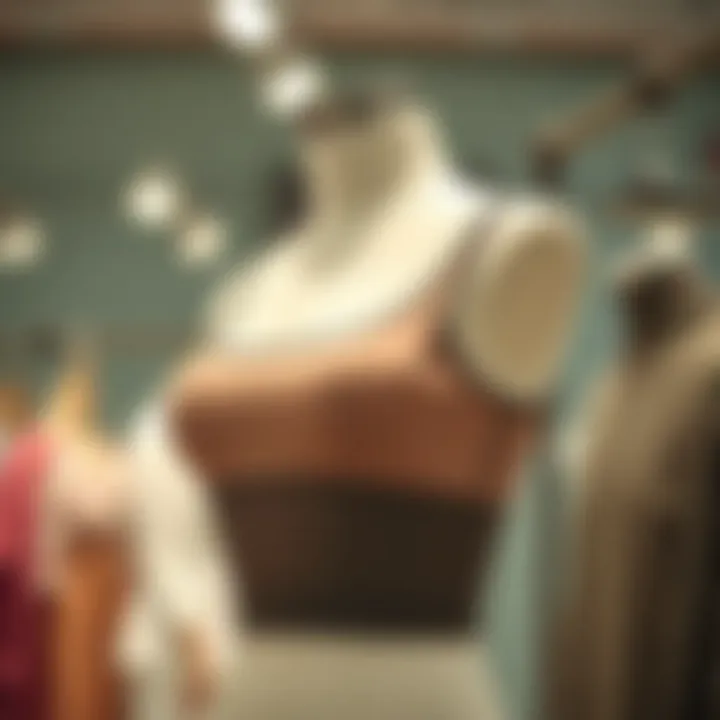 Fashionable Seamless Shapewear Tank Top Elegant seamless shapewear tank top displayed on a mannequin