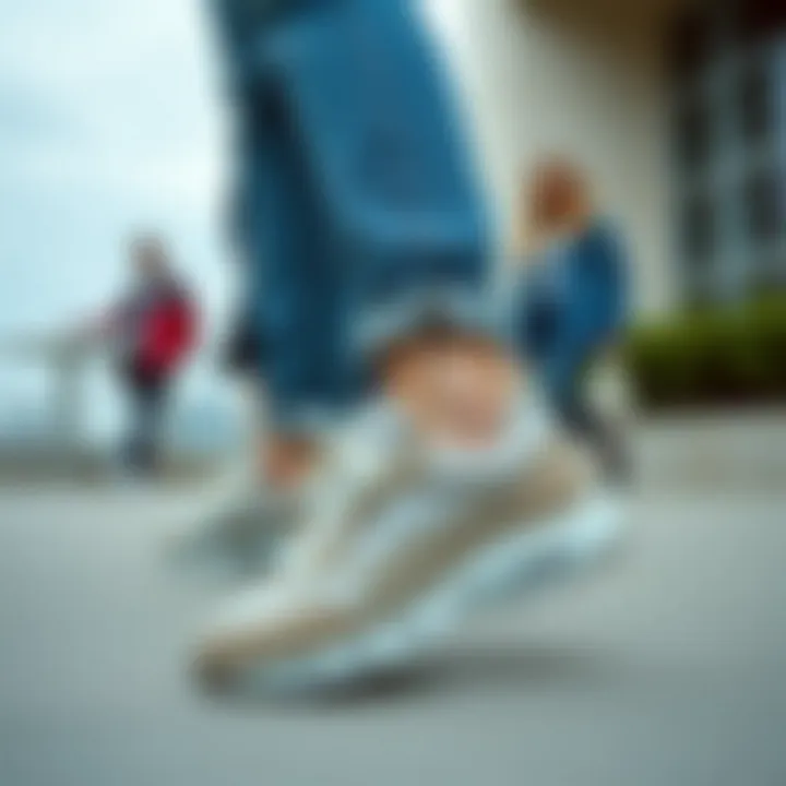 Varied styling options featuring Skechers 220034 in different outfits