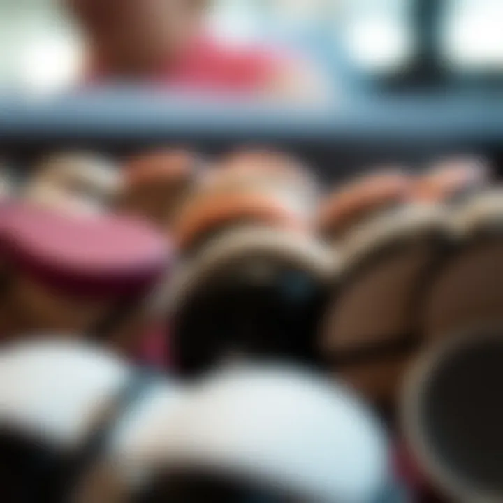 Exploring Stylish Slip-On Nose Pad Designs An array of stylish slip-on nose pads showcasing various designs and materials